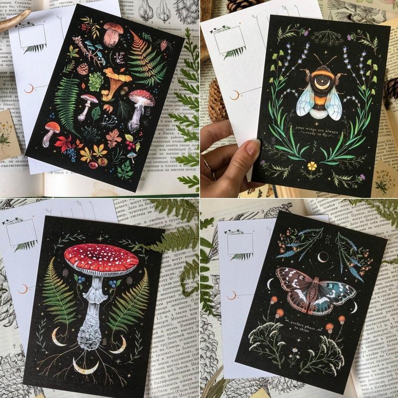 📅2024 Dark Forest Lunar Calendar ☘