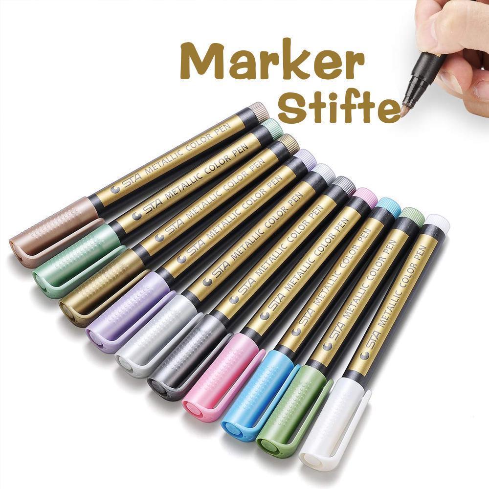Wasserdichte Paint Marker Stifte(Anzug mit 10 Farben)