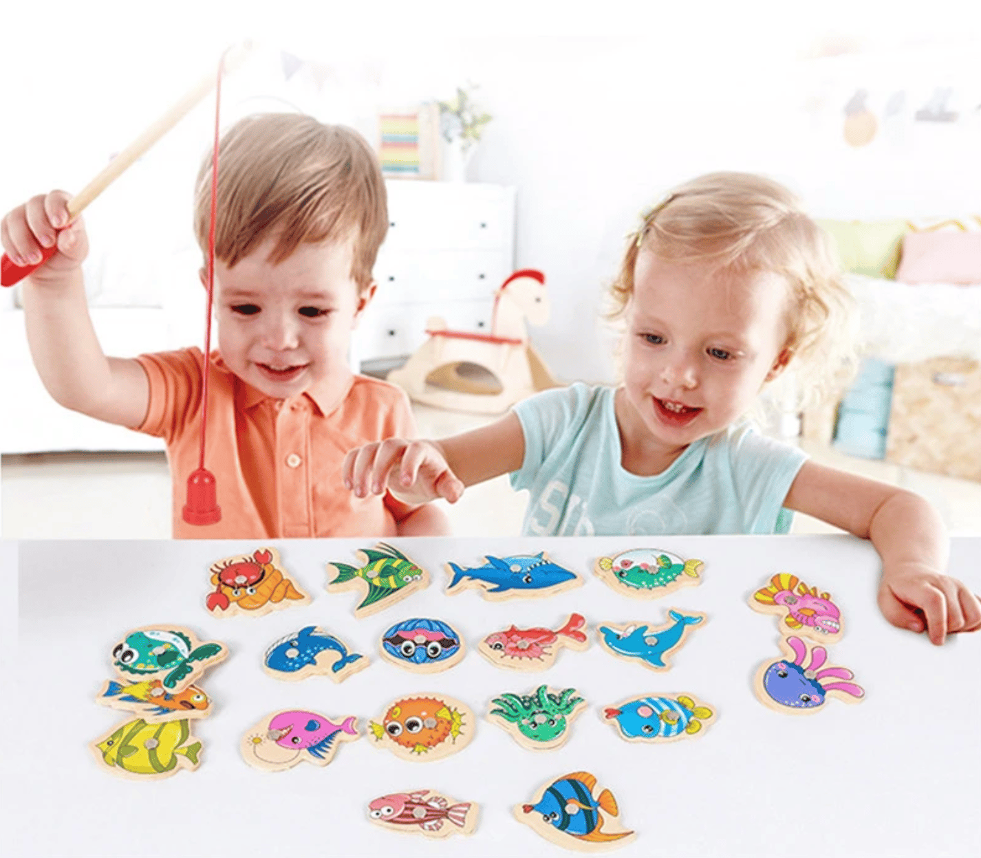 Montessori-Angelspiel