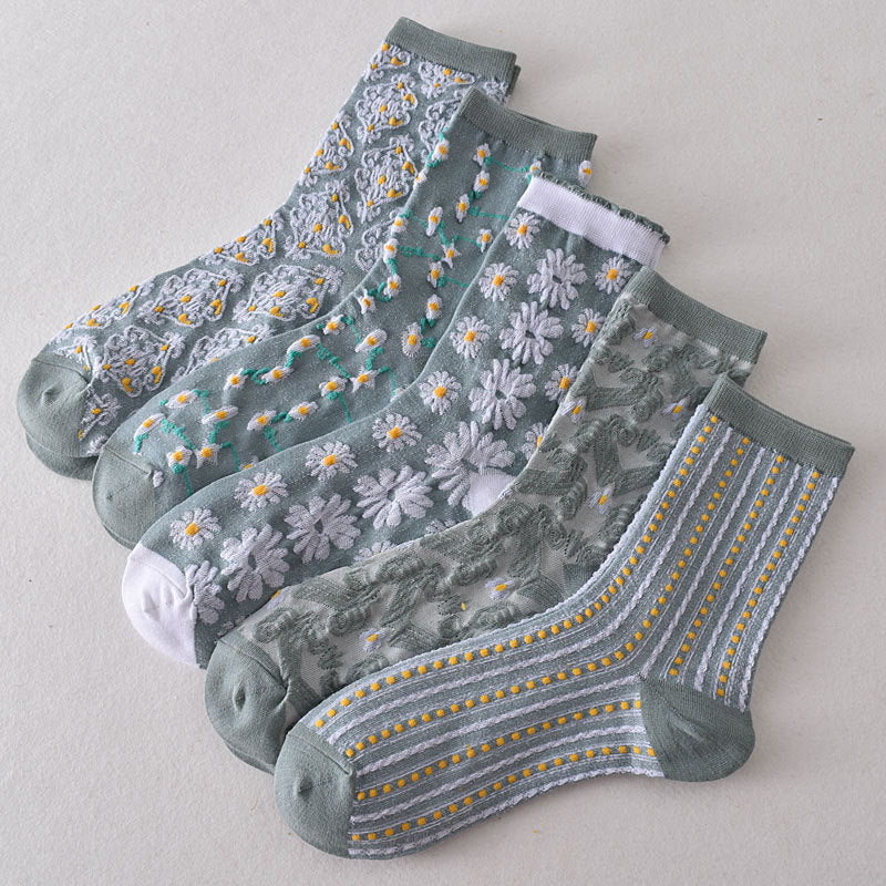 Modische Socken aus Baumwolle