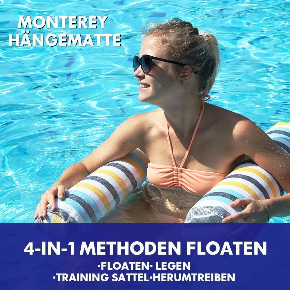 Schwimmendes Bett & HĂ€ngematte auf dem Wasser