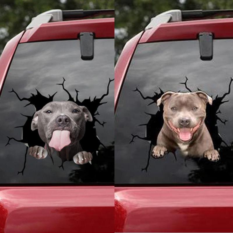 Auto Fenster Hund Aufkleber
