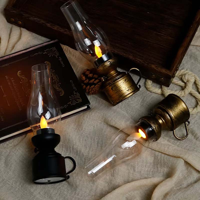 ✨🕯️Elektronische LED-Vintage-Petroleumlampe