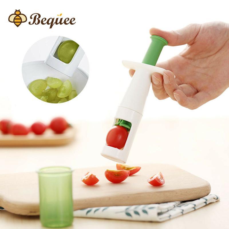 Drücken Es!Magische Spritzenschneider für Gemüse und Obst