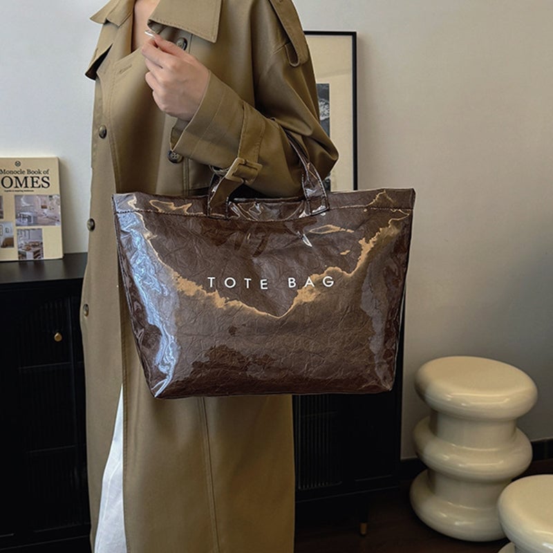 Damen Tasche mit Buchstaben-Print