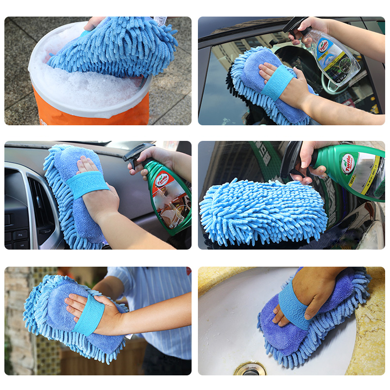Chenille-Schwamm-Autowaschhandschuhe