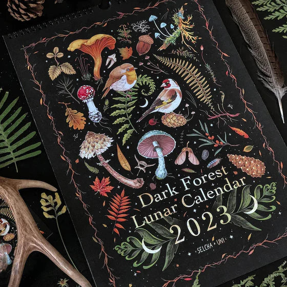📅2024 Dark Forest Lunar Calendar ☘