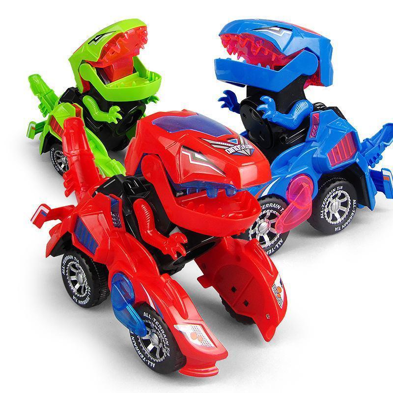 Transformieren Dinosaurier LED Auto (zufÀllige Farbe)