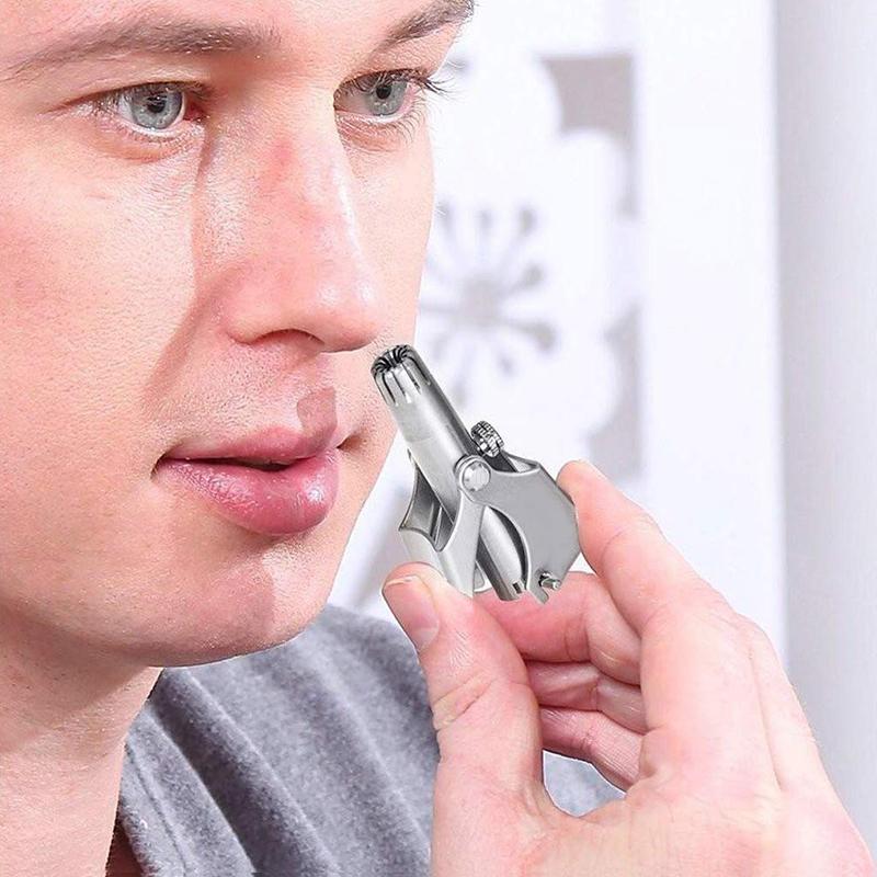 Mini-Nasenhaarschneider mit Reinigungsbürste