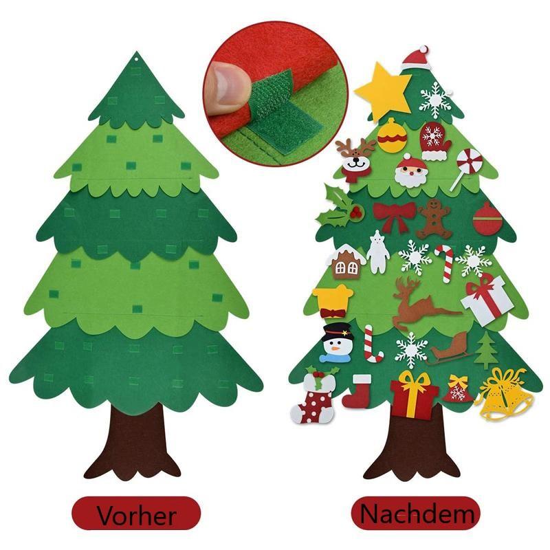 🎄Weihnachtsausverkauf 49% Rabatt🔥DIY Filz Weihnachtsbaum (2024 NEU AKTUALISIERT)