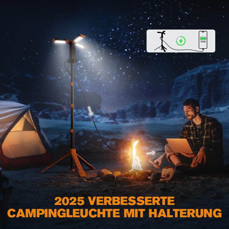 Verbesserte tragbare Campingleuchte mit Halterung
