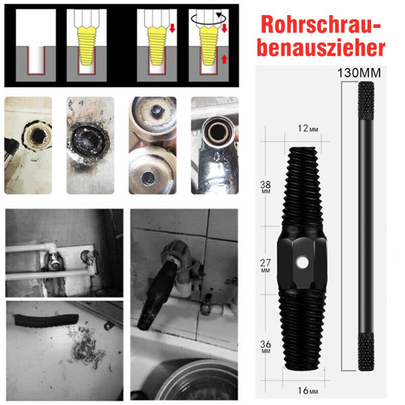 Beschädigte Bolzen defekte Schraubenauszieher Bohrerentferner Extractor mit Doppelkopf