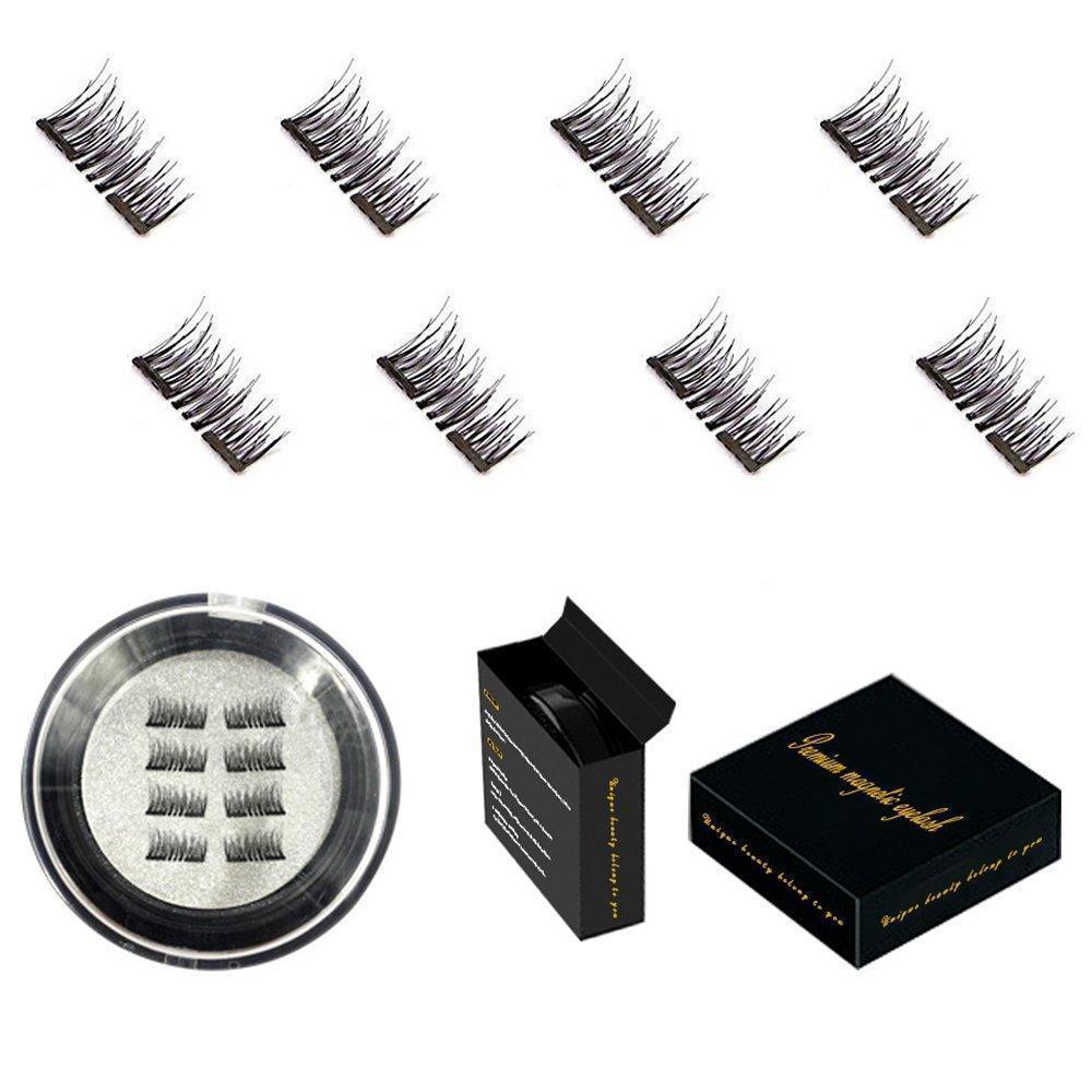 Magnetische Falsche Wimpern(4 Paar/8 Stücke)