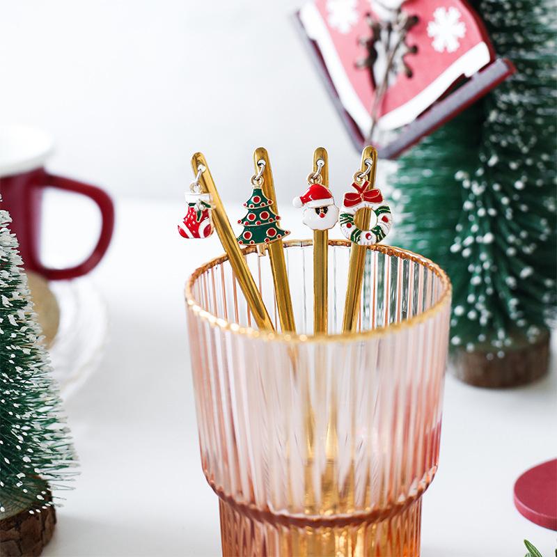 Weihnachtsgeschenk Metalllöffel Set