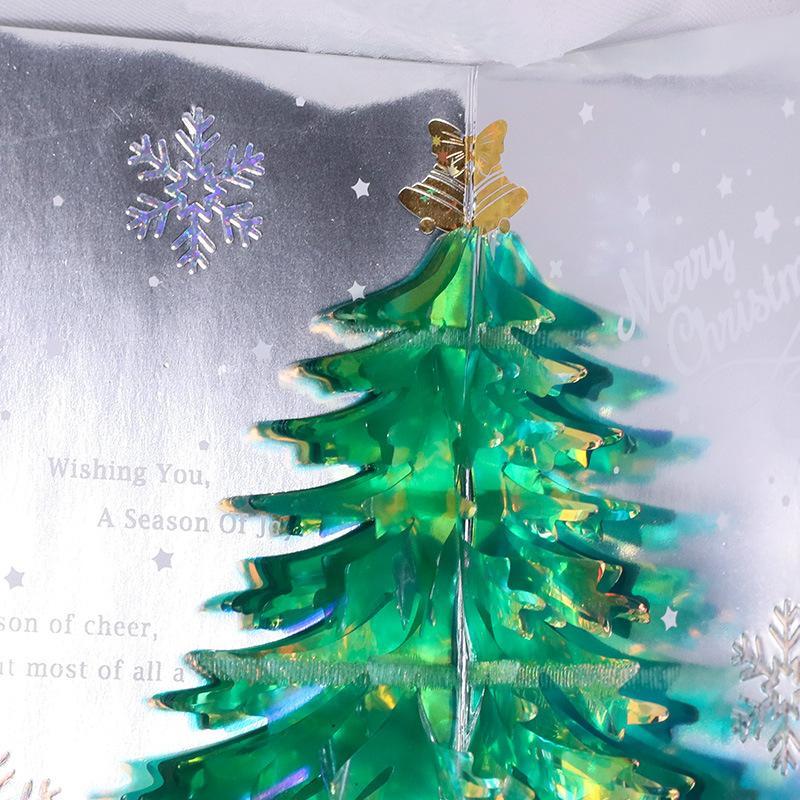 🎅(Früher Weihnachtsverkauf)Handgemachte 3D-Weihnachtsgrußkarte