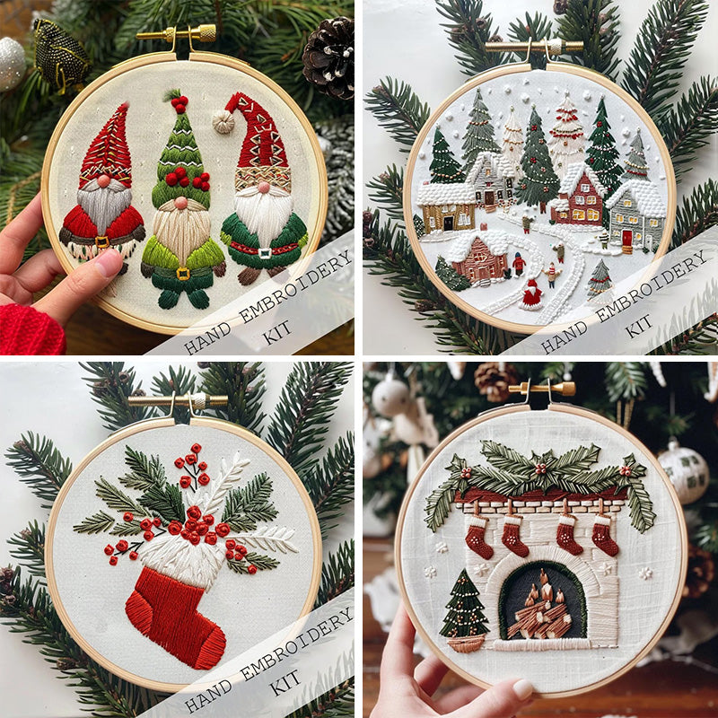 🎁Neuankömmling zu Weihnachten🎄Weihnachts Stickerei Set