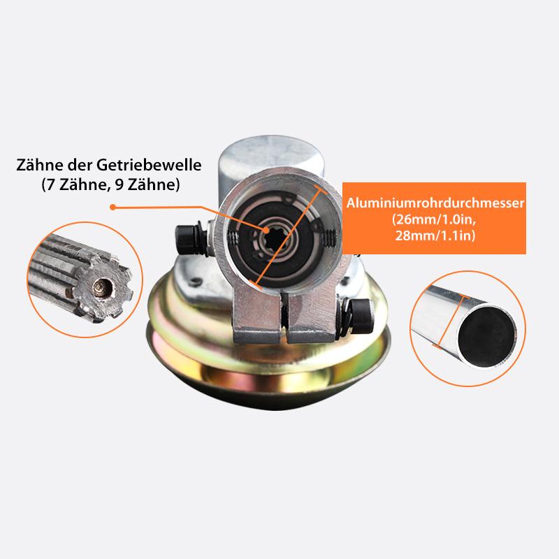 Rasenmäher-Getriebekopf