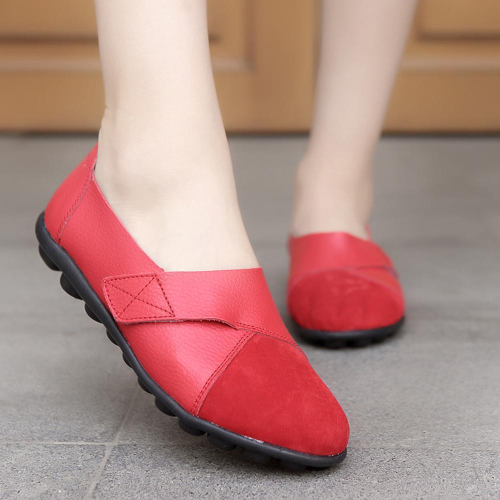 Damenschuhe mit weichen Sohlen