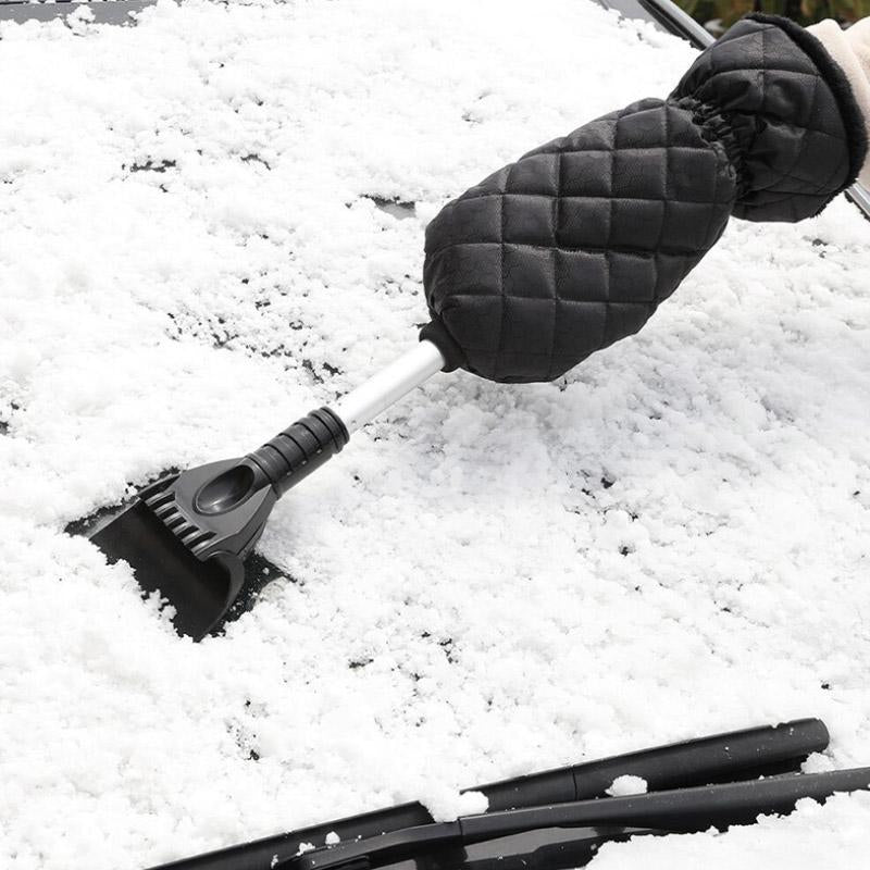 Handschuhe mit Schneeschaufel Schneeschaber