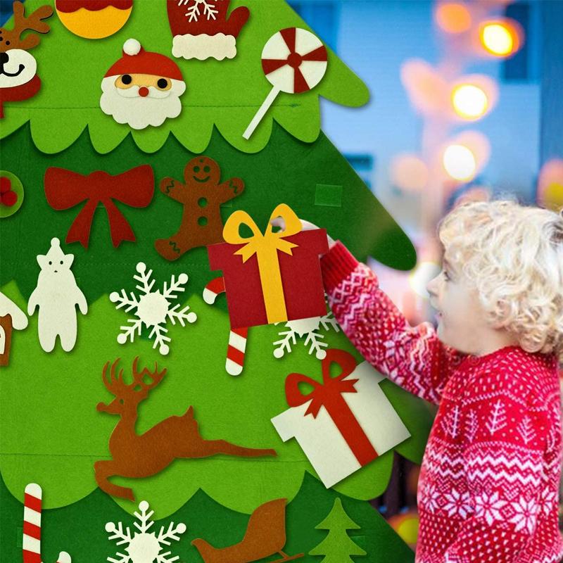 🎄Weihnachtsausverkauf 49% Rabatt🔥DIY Filz Weihnachtsbaum (2024 NEU AKTUALISIERT)