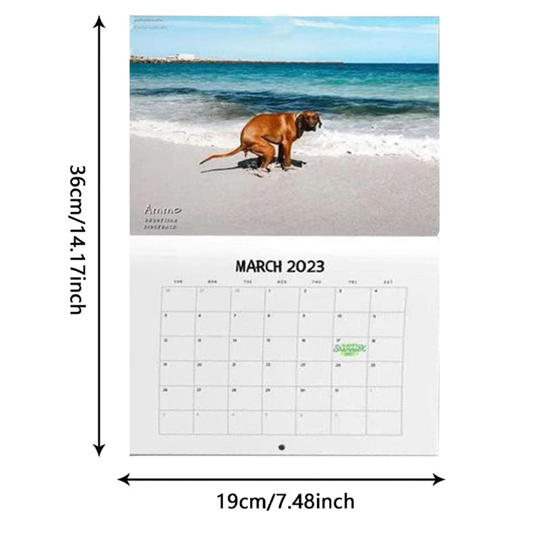 Lustiges Kalendergeschenk - Kackender Hundekalender
