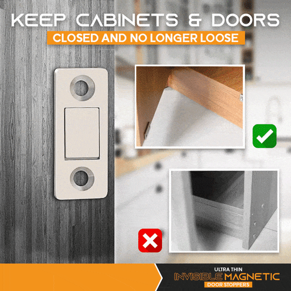 🔥Letzter Tag50 % RABATT🔥-Lochfreier Magnettürschließer-(👍KAUFEN SIE 3, ERHALTEN SIE 3 KOSTENLOS)