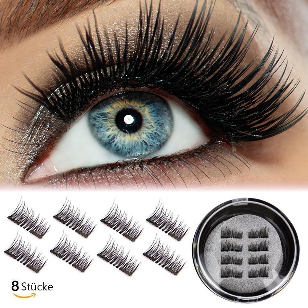 Magnetische Falsche Wimpern(4 Paar/8 Stücke)