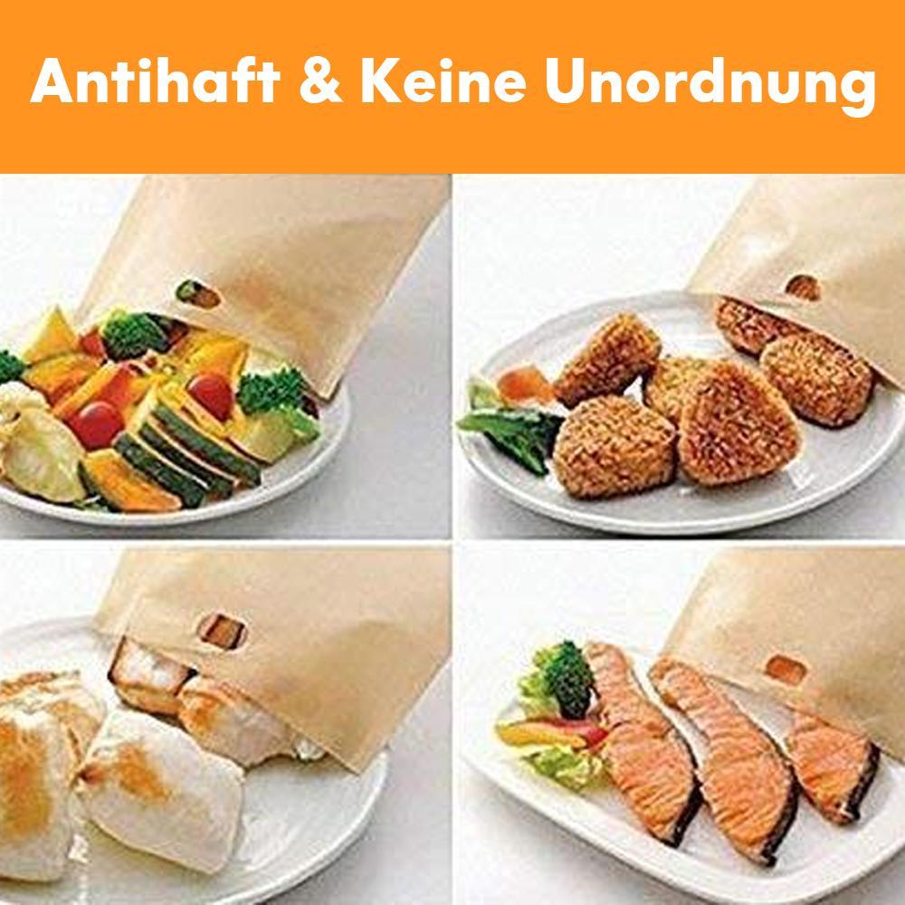 Bequee Antihaft Toastabags für Mikrowelle, Wiederverwendbar, 5er-Paket