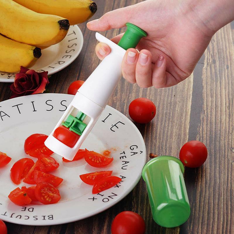 Drücken Es!Magische Spritzenschneider für Gemüse und Obst