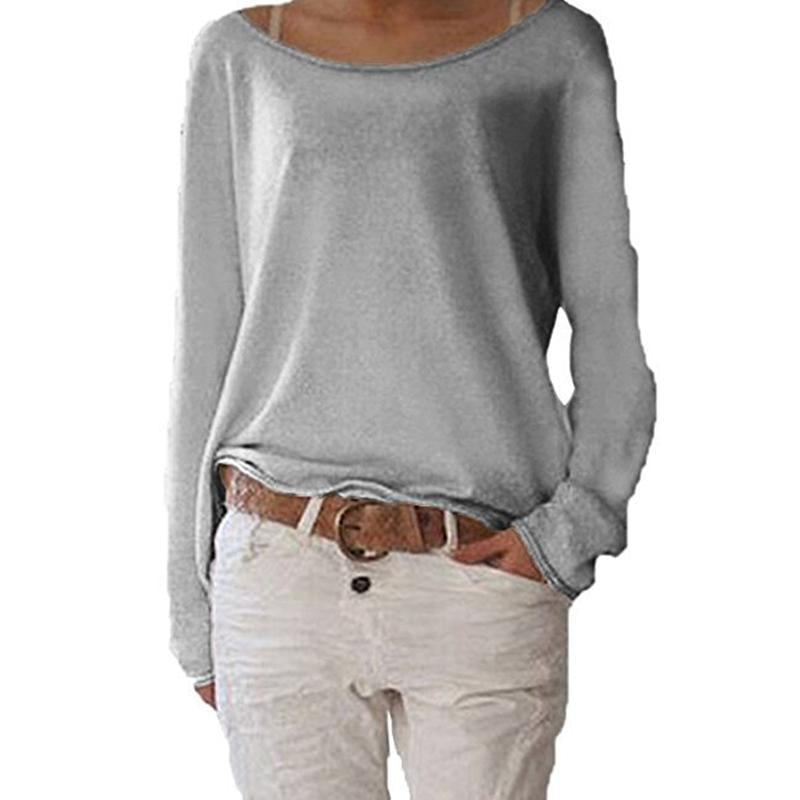 Einfarbiges gestricktes T-Shirt