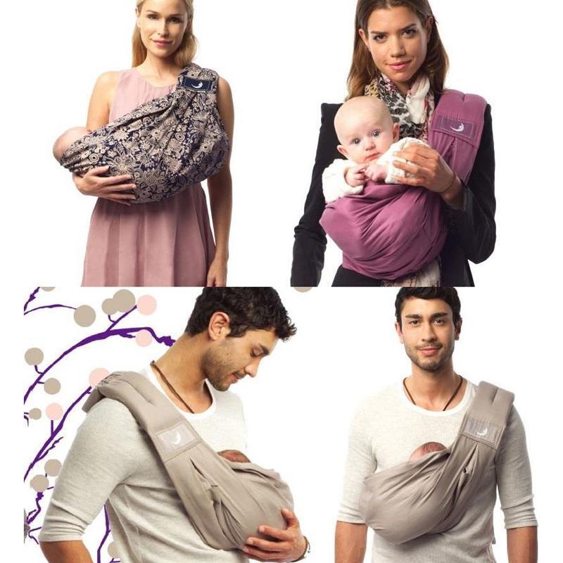 Babytragetuch mit 5 unterschiedlichen Tragepositionen