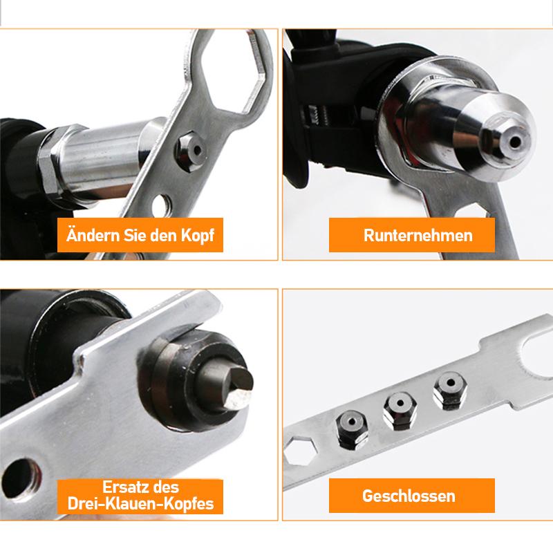 ăđ„50% RABATT đ„ăProfessionelles Nietpistolen-Adapter-Kit đ Mit 4 Stk. Verschiedene DĂŒsenschrauben