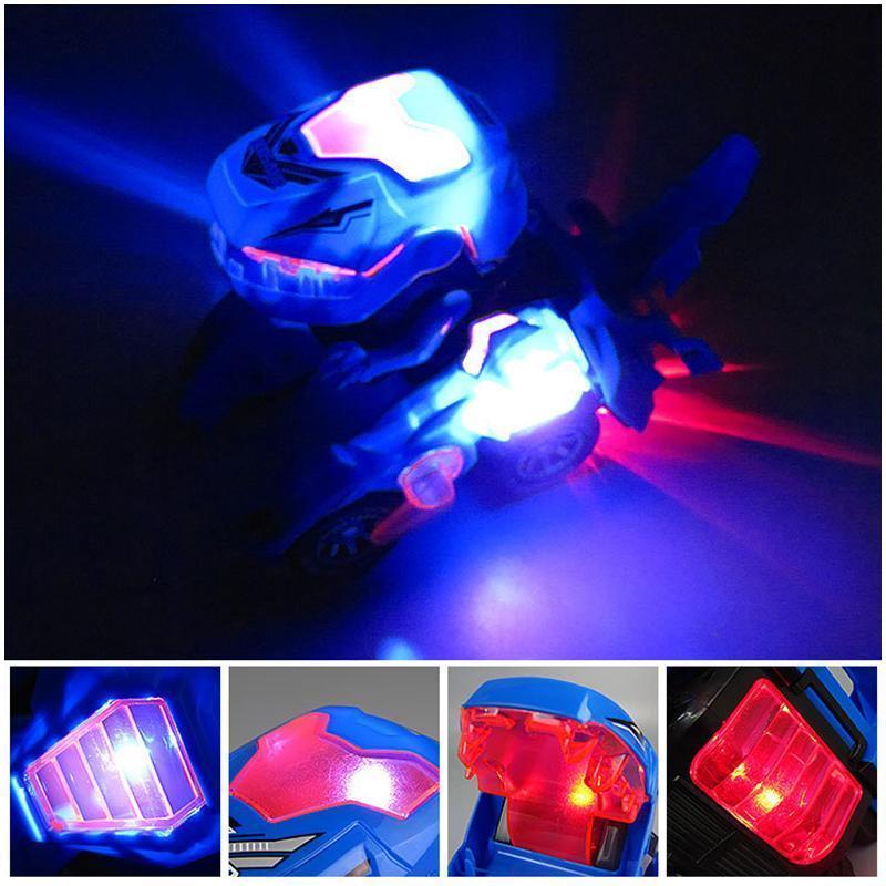 Transformieren Dinosaurier LED Auto (zufÀllige Farbe)