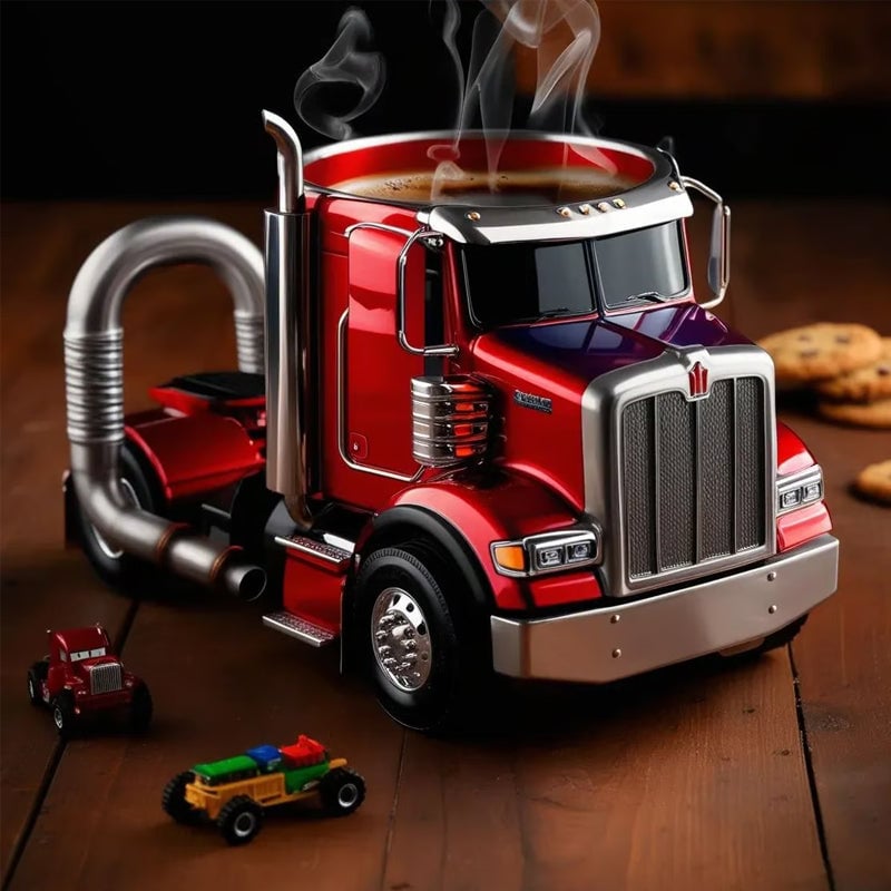 Handgefertigte Truck Kaffeetasse