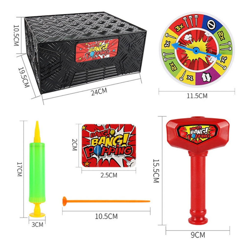 🎅Früh Weihnachtsverkauf 49% Rabatt💥Knock Box Blast Ballon Partyspielzeug