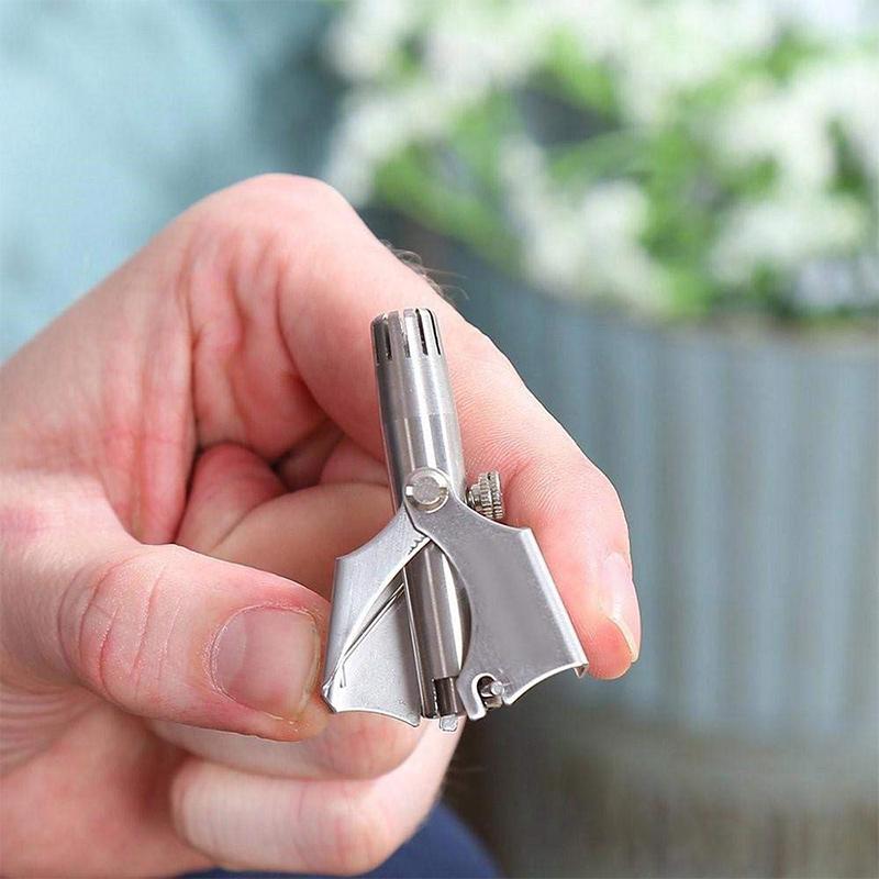 Mini-Nasenhaarschneider mit Reinigungsbürste