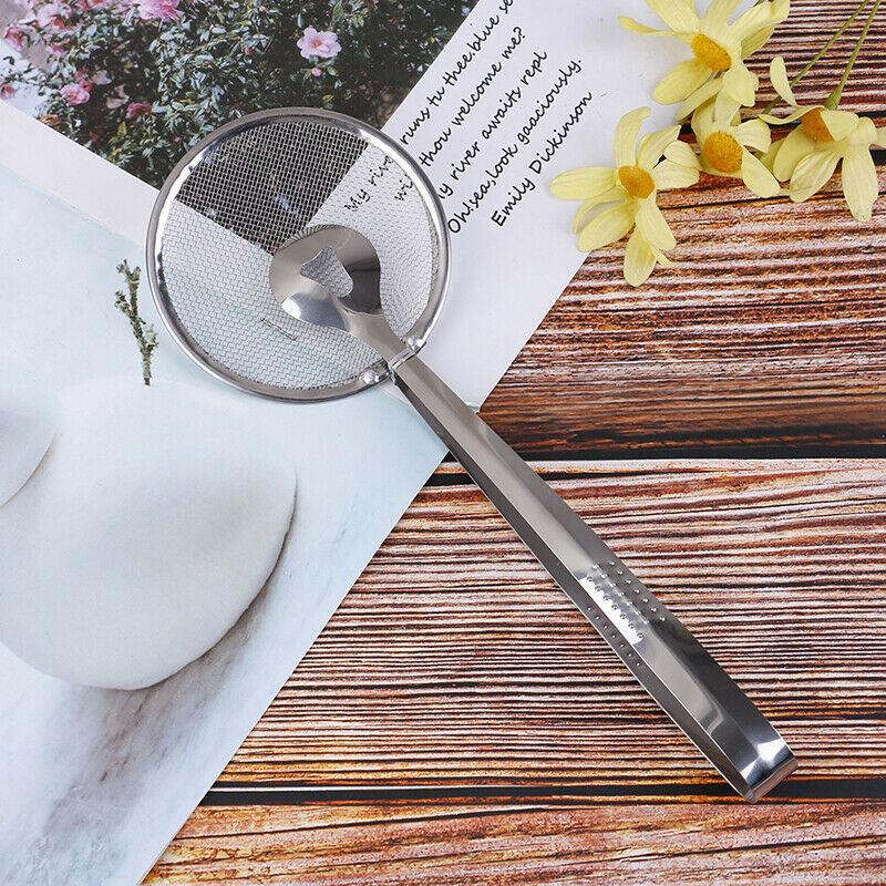 Fischlöffel aus frittiertem Edelstahl