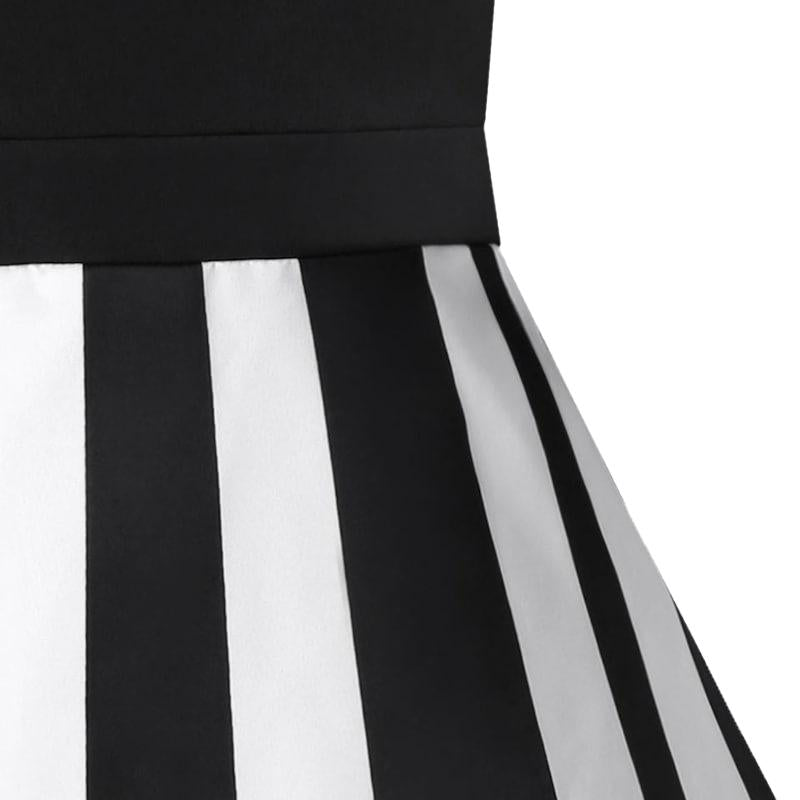 Klavier Langärmliges schulterfreies Kleid