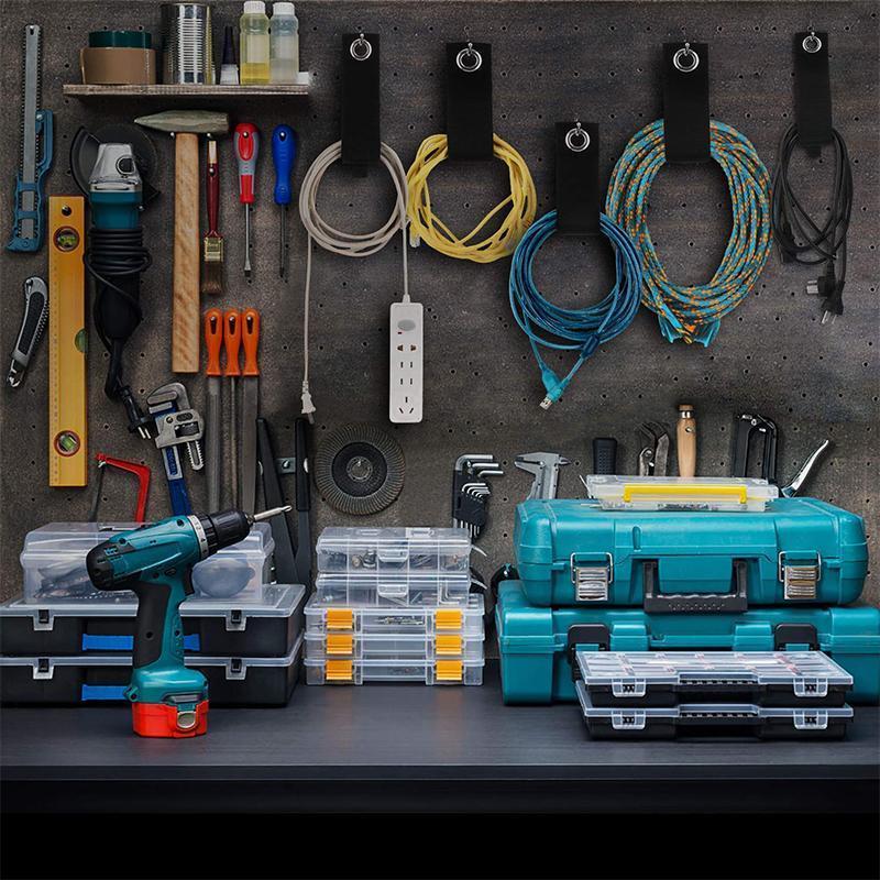 High Density Selbstklebende Bandverlängerungskabel Halter, 6PCS