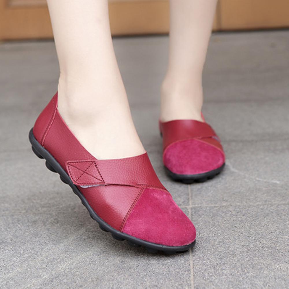 Damenschuhe mit weichen Sohlen