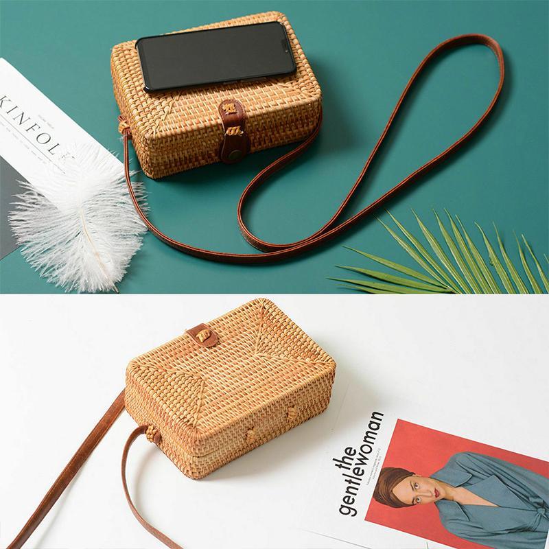 Fashion Damentasche aus Bambus gewebt