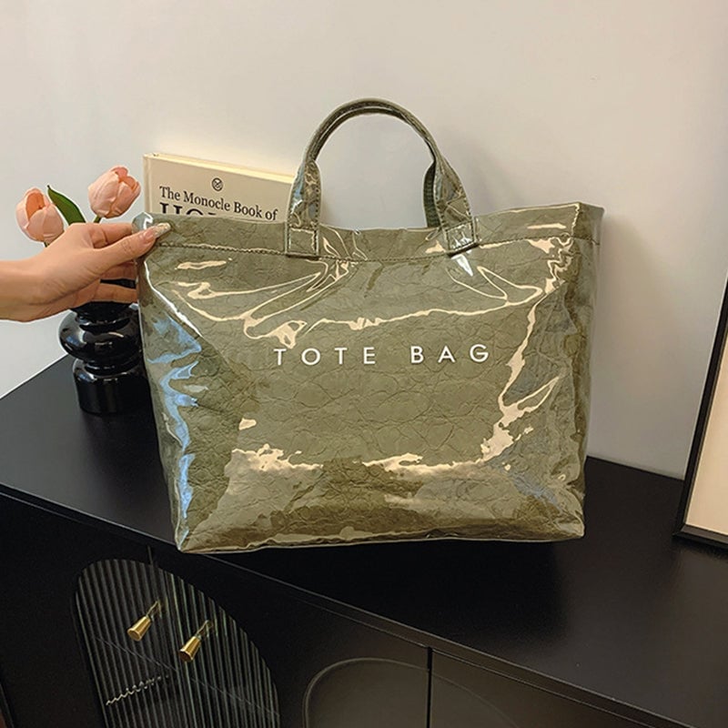 Damen Tasche mit Buchstaben-Print