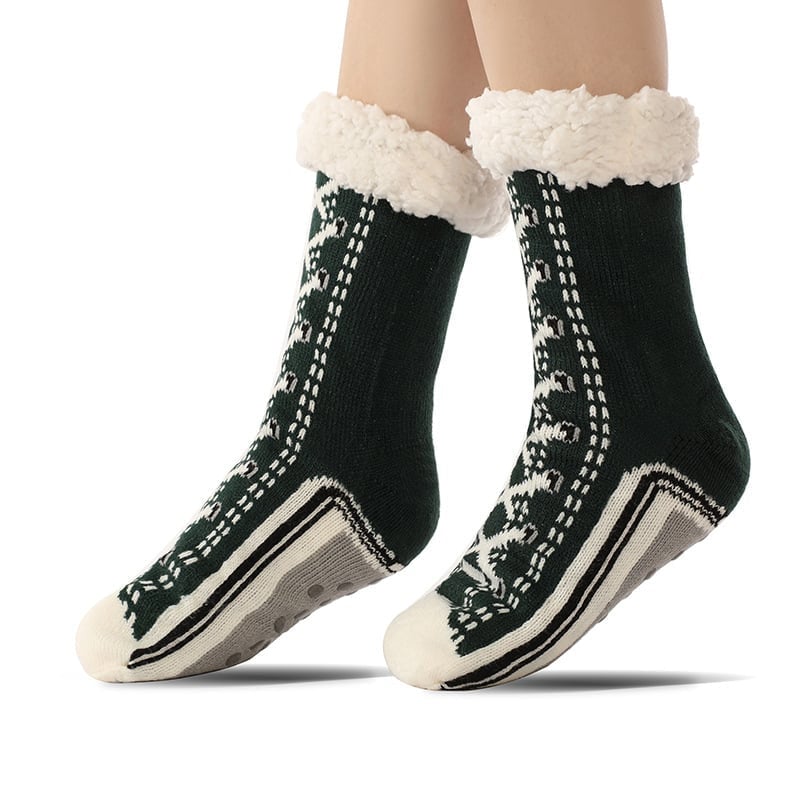 Ultra-dicke Kaschmir-Hausschuhsocken