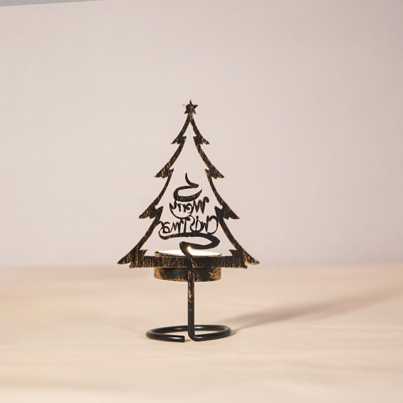 Metall Weihnachtsbaum Kerzenhalter