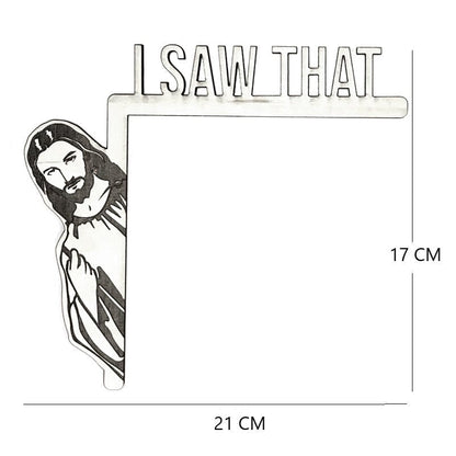 Lustige Jesus-Türrahmendekoration