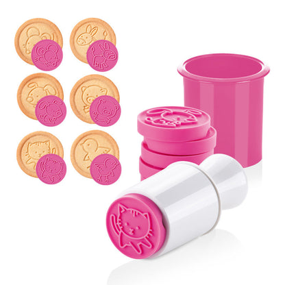 Antihaft-Keksstempel und Messer(5 Stile im Set)