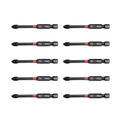 PH2 Magnetisches Schraubendreher Bit -10 Stück