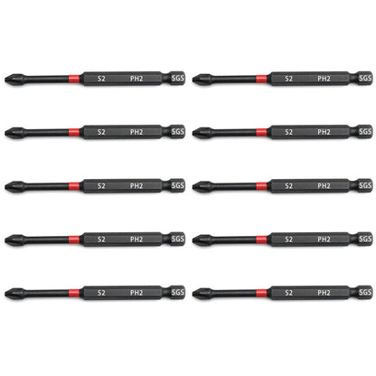 PH2 Magnetisches Schraubendreher Bit -10 Stück