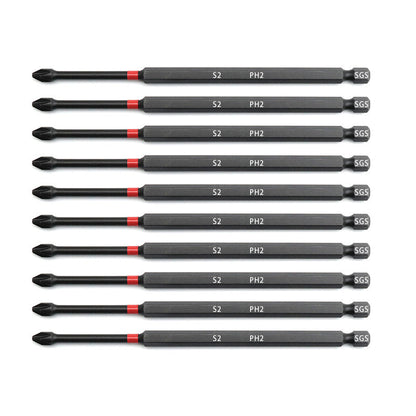 PH2 Magnetisches Schraubendreher Bit -10 Stück