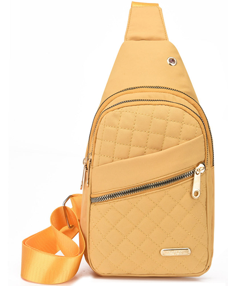 🔥Letzter Tag 49% Rabatt🏆️Anti-Diebstahl Solid Farbe Crossbody Tasche für die tägliche Reise